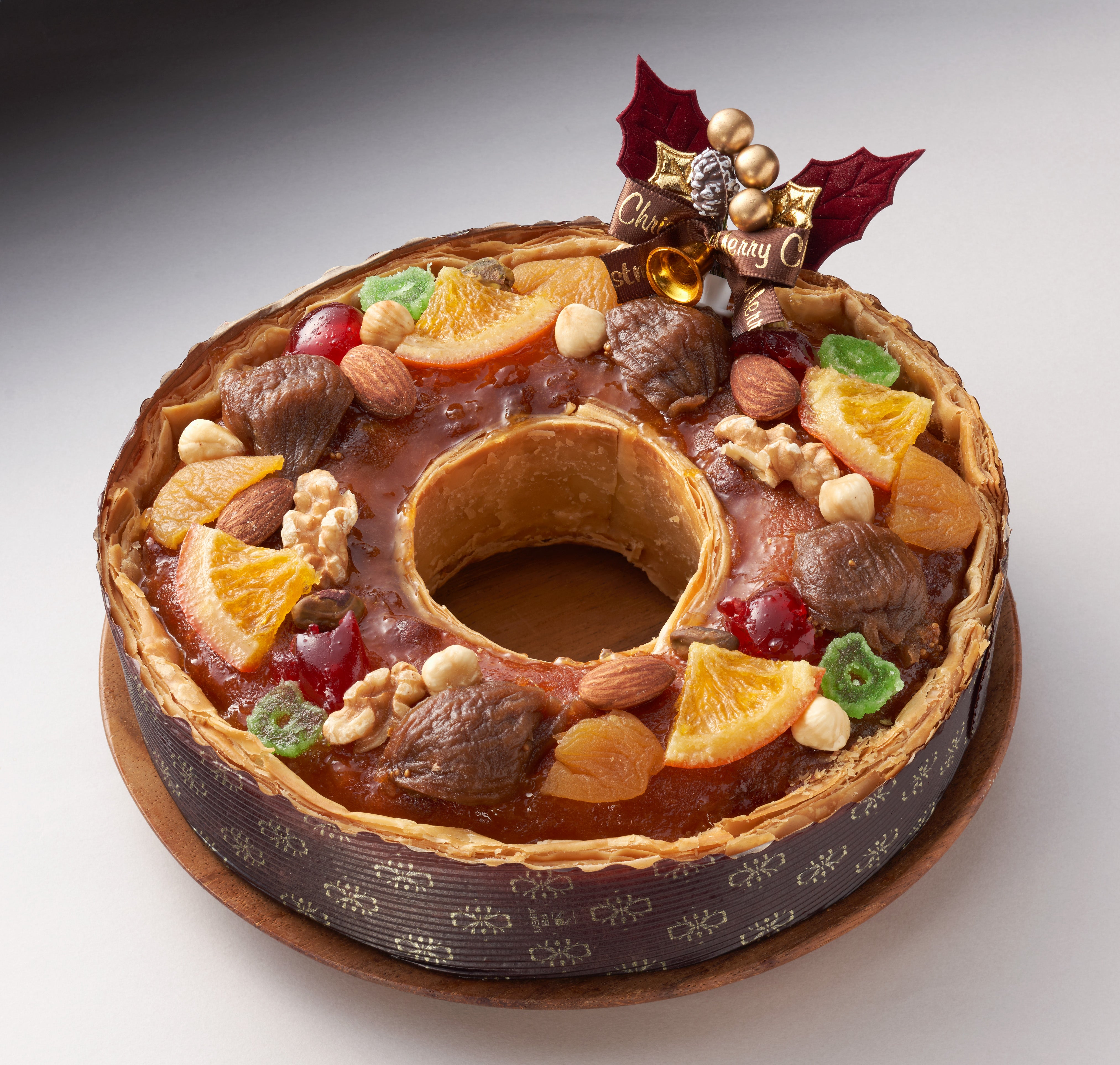 【店舗受け取り】なんばん往来のクリスマスリース 18cm【早期予約特典付き】