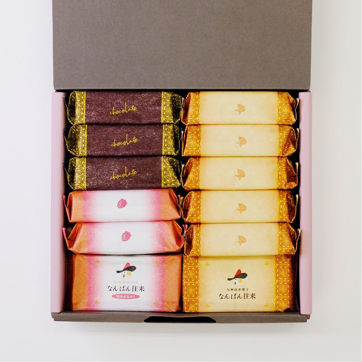 【数量限定・母の日ギフト】 なんばん往来詰めわせ12個入り(ピンク)