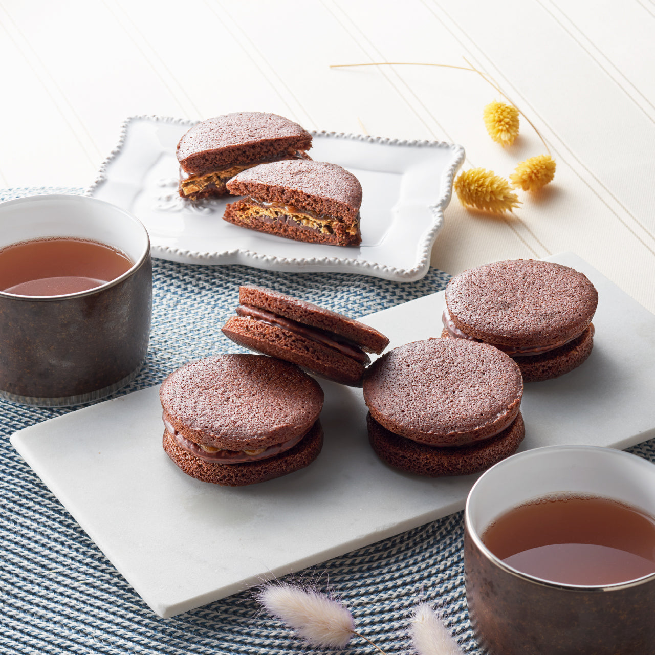 なんばんショコラサンド 4個入(熊本県産和栗・博多あまおう)