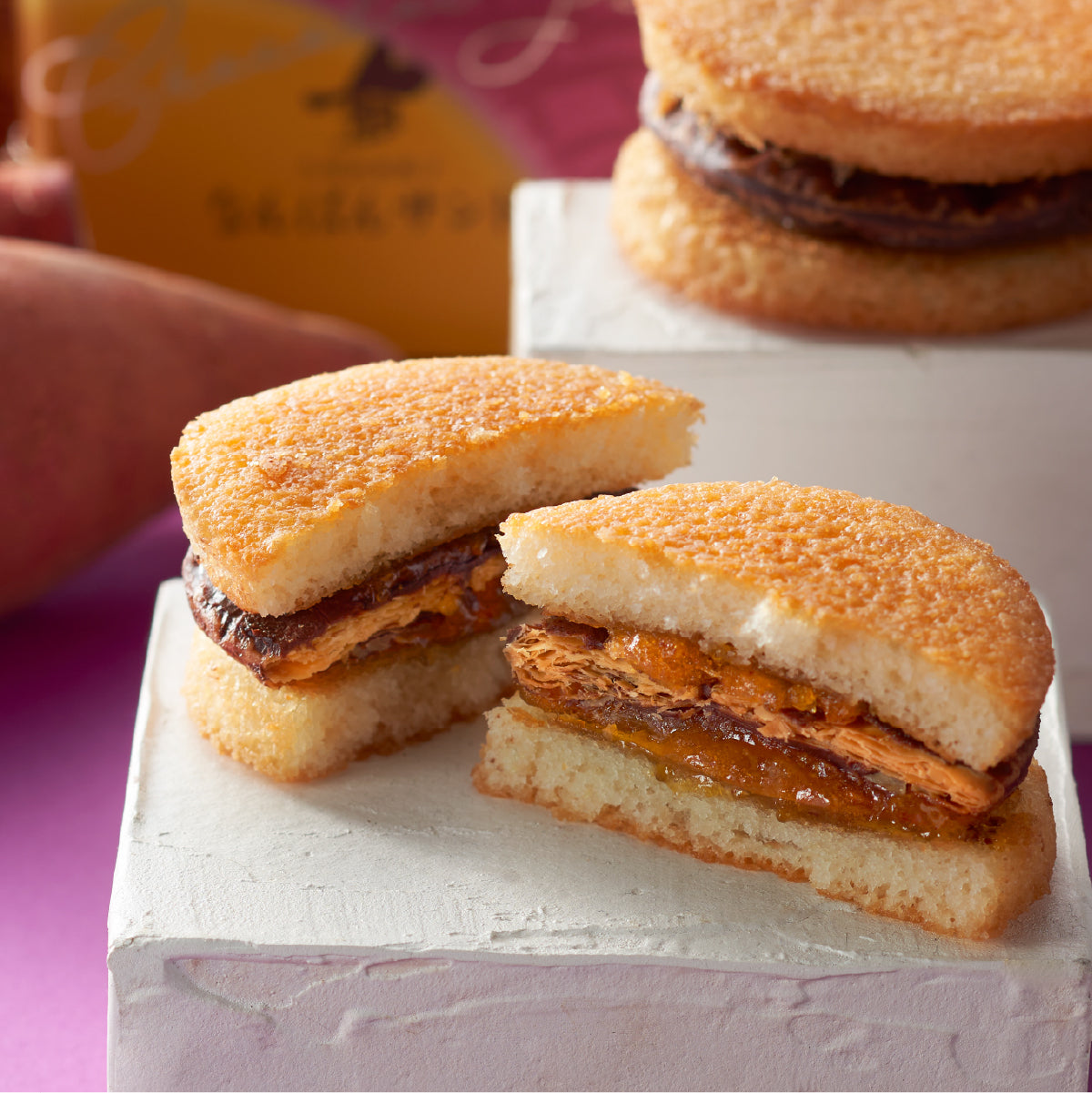 鹿乃 ばんび〜の 18枚 初回限定含む なんばん往来ギフト 11個入り（熊本県産和栗・ゴールドスイート）